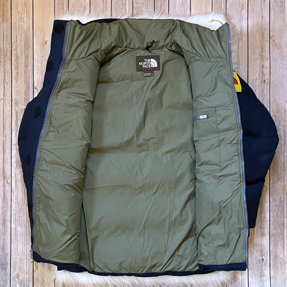 The North Face Women’s Brown Label Larkspur Wool Down Oversized Jacket - Picture 5 of 13